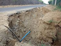 Deep Pits on the road