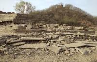 Stolen stones of the Black Dingh Ghat of Ramsagar Lake