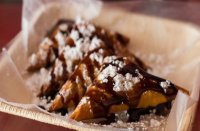 dark chocolate samosa