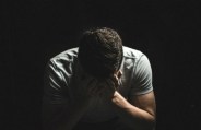 man crying