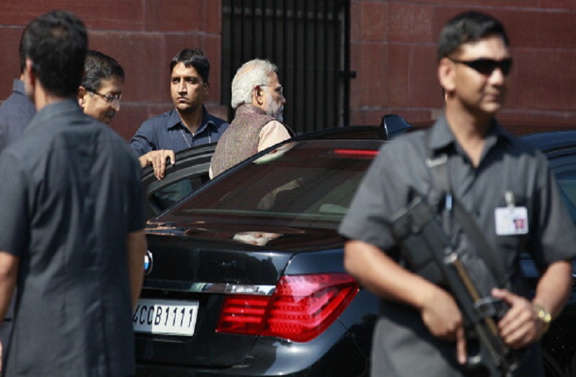 pm narendra modi wears seat belt first video viral pib twitter account