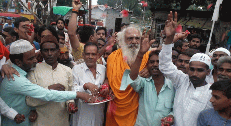 babari Masjid Muddai Iqbal Ansari paid tribute to Atal Asthi Kalsh Yatra