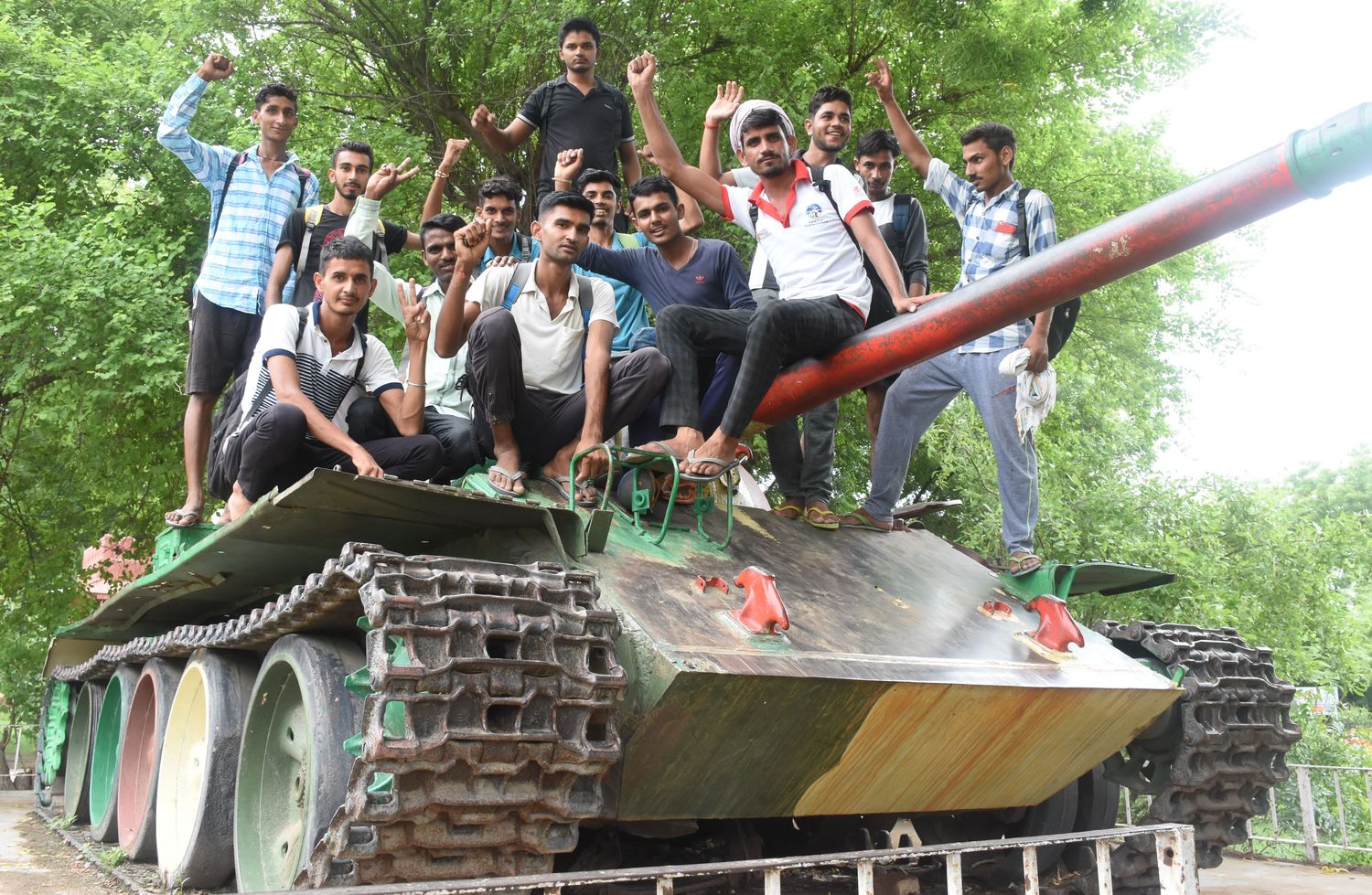Army recruitment rally