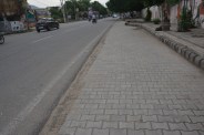 Alwar PWD Making inter locking tiles in alwar instead of roads