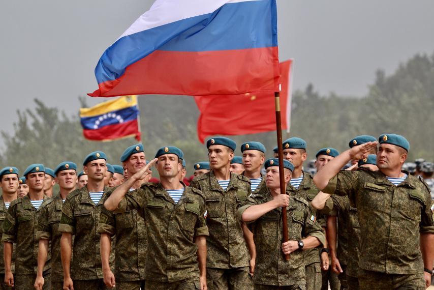 army of 8 countries of shanghai oraganization practicing in russia