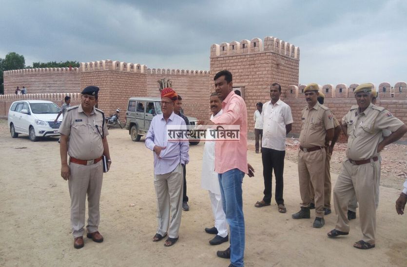 VIDEO : मुख्यमंत्री के सम्भावित दौरे को लेकर लखावत सहित विधायक पहुंचे आऊवा