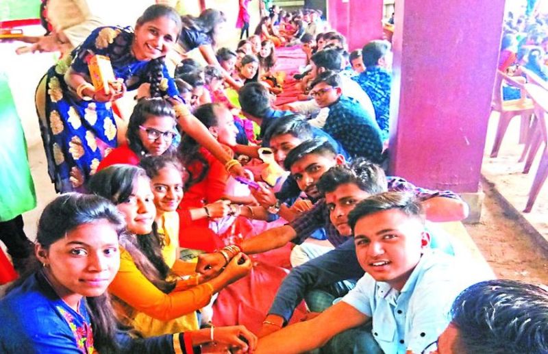 alirajpur rakhi festival in school