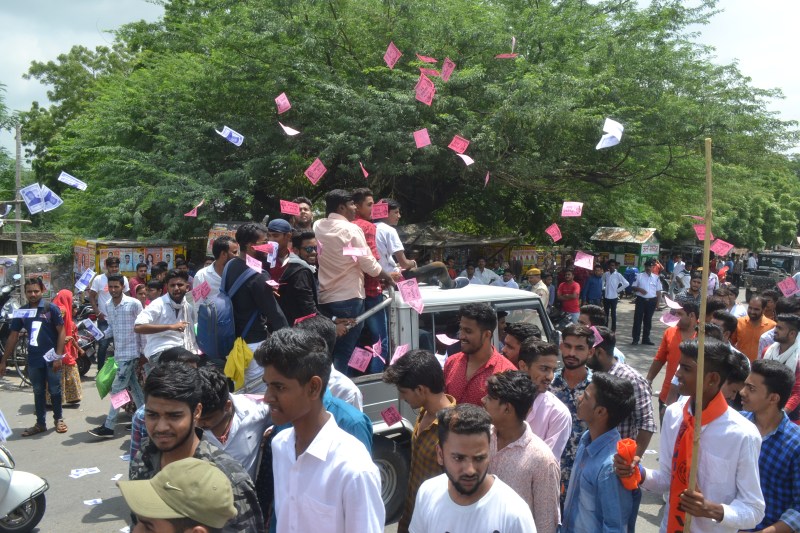 revolt in nsui and abvp