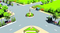 satna dhawari chowk Three-de-drawing design pictures images news