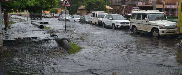 Bad Condition Of Alwar City After Heavy Rain