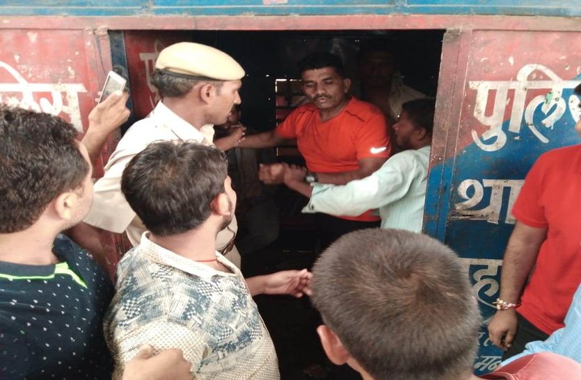 Fight Between Additional Sp And Home Guard In Behror Alwar