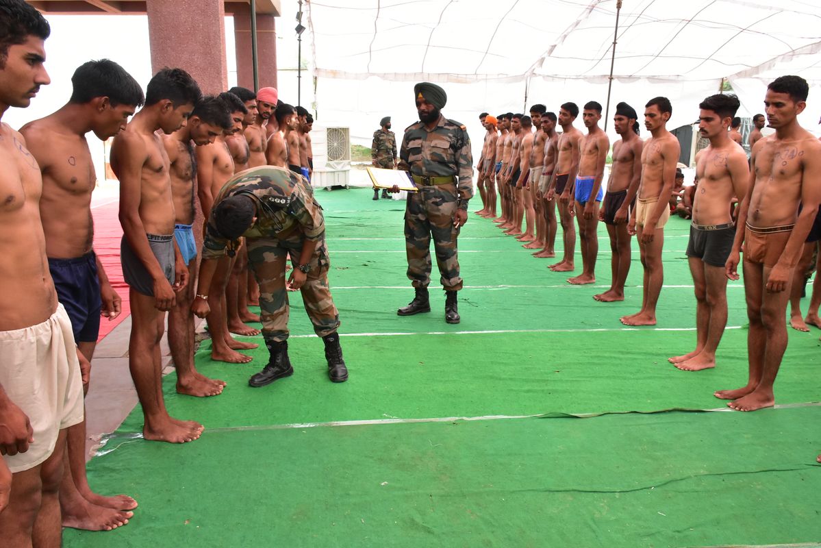 Army recruitment rally