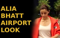 alia bhatt spot at mumbai airport in casual look