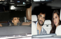 karan johar, neha Dhupia 