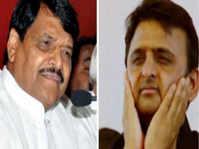 Shivpal yadav and Akhilesh yadav