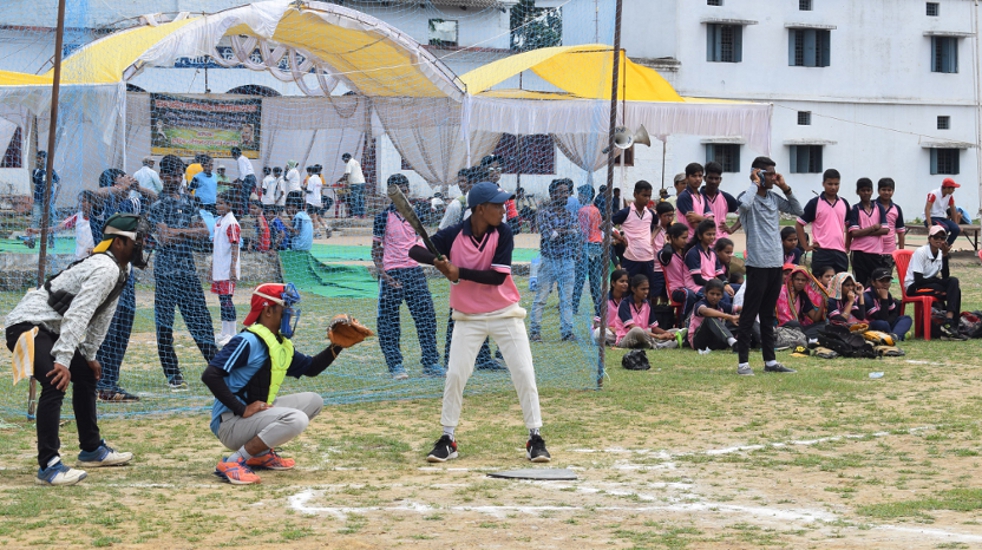 State Level School Tennis Volleyball and Baseball Competition in Rewa