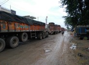 Road jammed