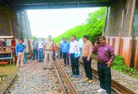 Railway mock drill in Satna-Rewa Rail section