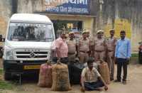 Doda smuggled mini bus garb of pilgrimage in bhilwara