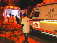 Car collapses, 7 children die, three injured