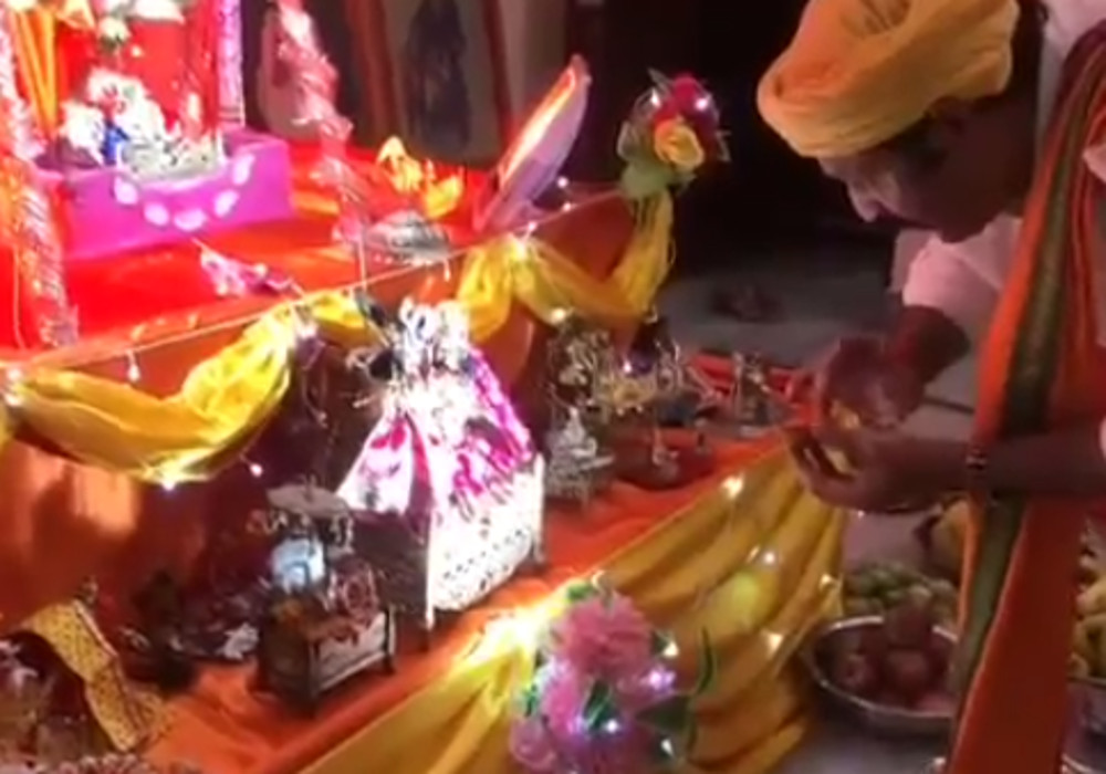 Krishna Janmashtami celebrated in Ambedkar Nagar UP