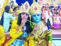 janmashtami celebration in satna