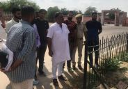 Sports Minister Gajendra Singh inspected