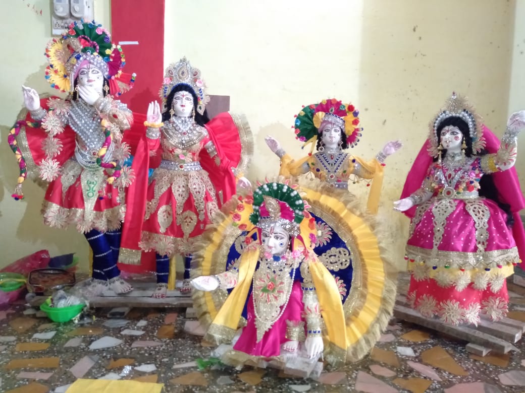 Janmashtami on the lines of ISKCON temple in Akhara temple
