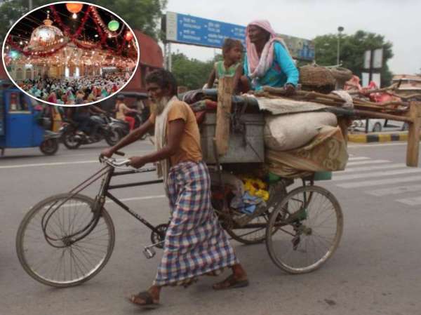 A Jairine family traveling from rickshaw reached Ajmer dargah