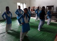 Girls student dance