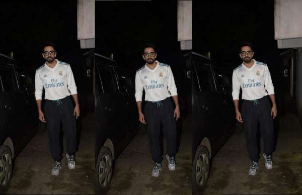 Ayushman khurana spotted at his office in juhu