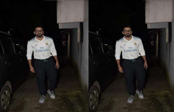 Ayushman khurana spotted at his office in juhu