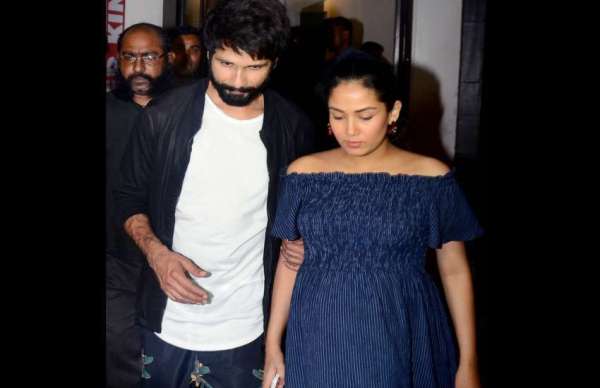 shahid kapoor and mira rajput latest photos