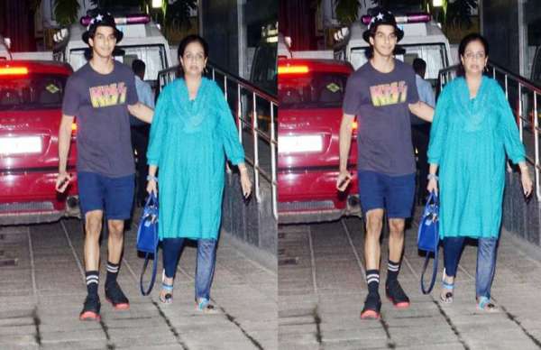 ishaan khattar and neelima azeem visited hospital