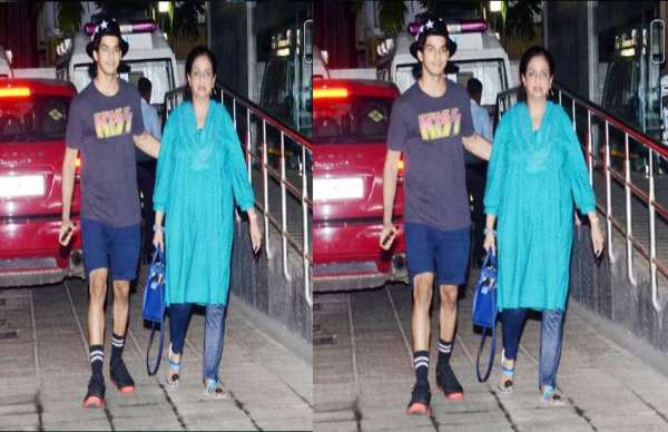 ishaan khattar and neelima azeem visited hospital