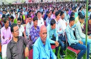 महाकुंभ में शामिल निजी स्कूल संचालक।