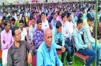 महाकुंभ में शामिल निजी स्कूल संचालक।