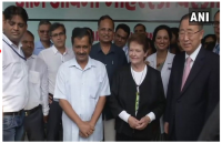 मोहल्ला क्लीनिक देखने बान की-मून ने दिल्ली वालों को कहा नमेस्ते, पूछा- क्या हालचाल है?