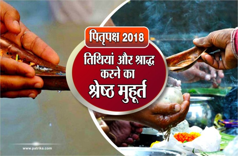 Pitru Paksha 2018 Date