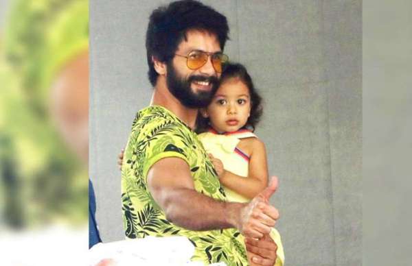 shahid kapoor son zain kapoor first photo with family