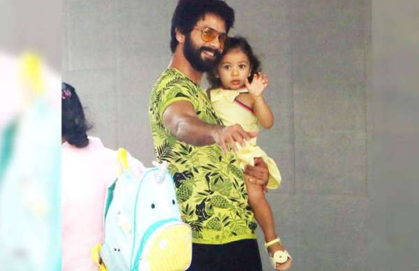 shahid kapoor son zain kapoor first photo with family