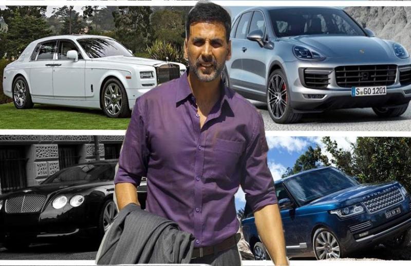 akshay with cars