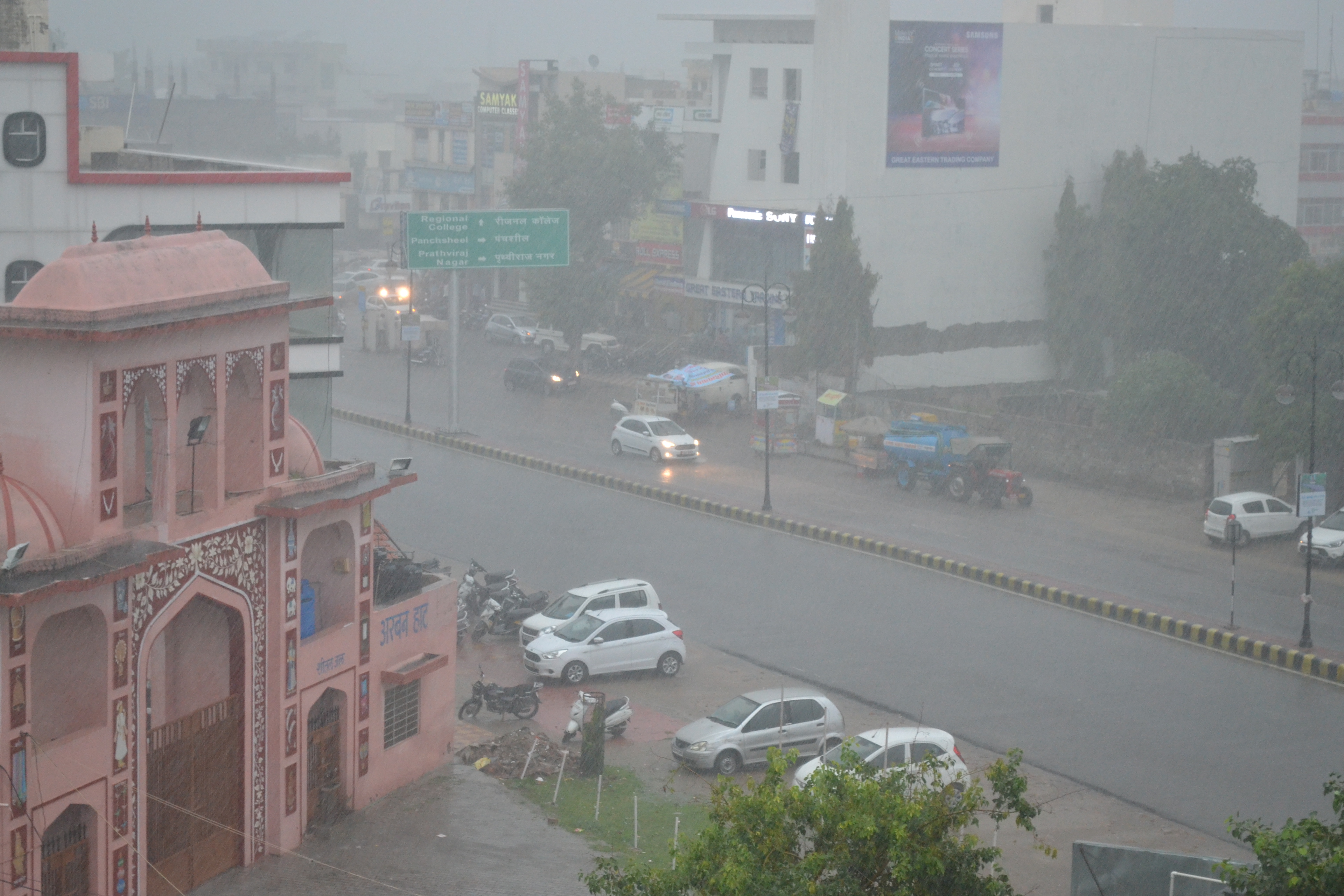 rain in ajmer