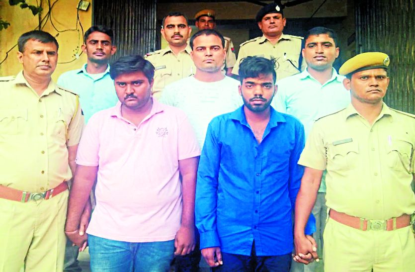 Murder accused arrested by singhana police in Jhunjhunu Rajasthan