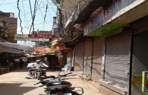 दालमंडी में भारत बंद का सबसे अधिक दिखा असर