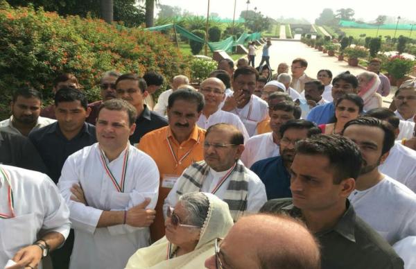 Rahul Gandhi at Rajghat