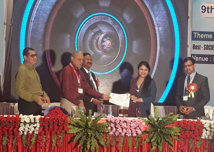 In the anesthesia competition, Dr. Ruthika has earned gold medal, honor given by the citation.