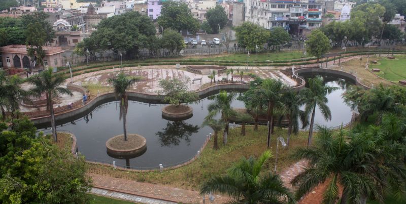 beautiful garden is developing in ajmer for ajmerites