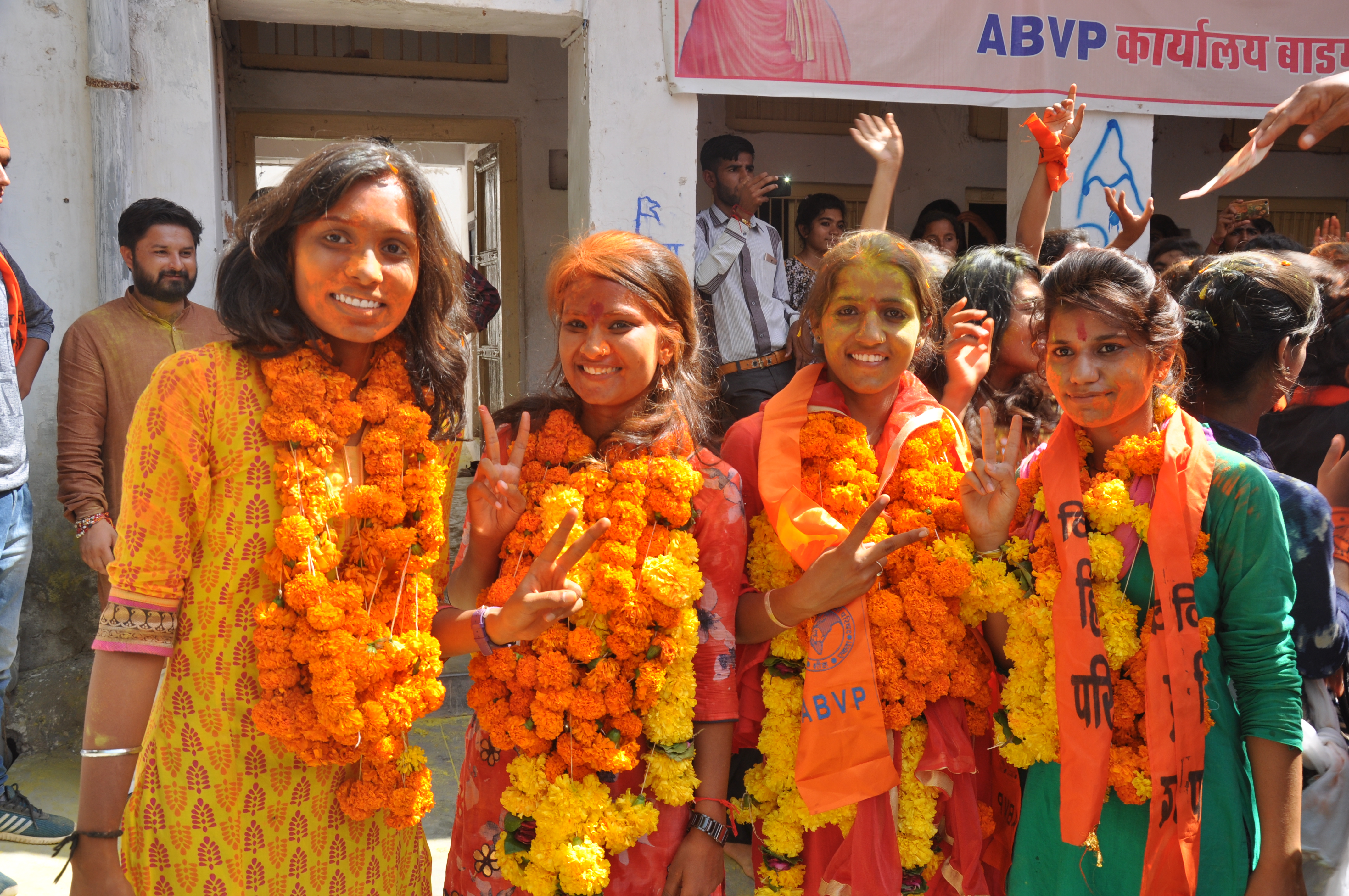ABVP wins four titles in all four posts in Women's College