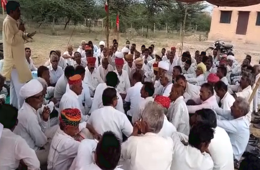 सुनवाई न होने पर अब नागौर के किसान करेंगे गौरव यात्रा का विरोध